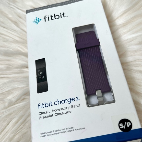 fitbit New charge 2 Classic Accessory Band Purple Sz Small New in Box NIB - Picture 3 of 10